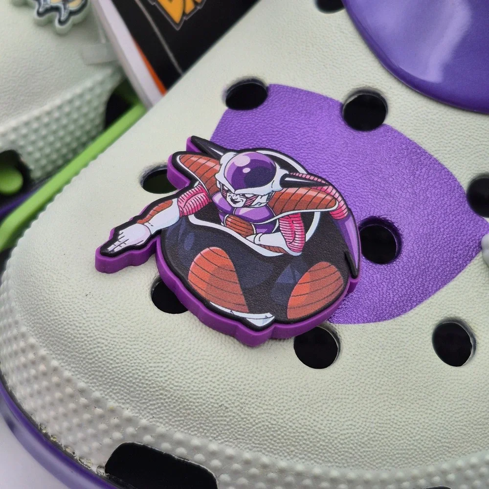 Crocs Dragon Ball Z Frieza Classic Clogs Purple Men's Size 10 Shoes Casual